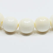 【本象牙】丸玉ブレスレット10