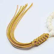 【本象牙】略式片手・25玉・丸玉・男物・正絹八本組紐房