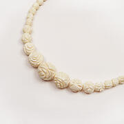 【本象牙ネックレス】サリー