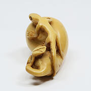 【本象牙】根付動物6