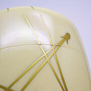 【本象牙】蒔絵なつめ（松葉）