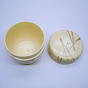 【本象牙】蒔絵なつめ（松葉）