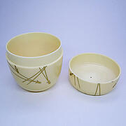 【本象牙】蒔絵なつめ（松葉）