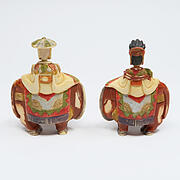 【本象牙】乗ったり（馬）