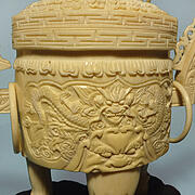 【本象牙】香炉572