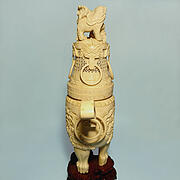 【本象牙】香炉575