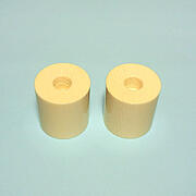 【本象牙】掛け軸の軸先（九分・一組）