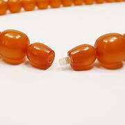 【琥珀ネックレス】ロザリー（L）