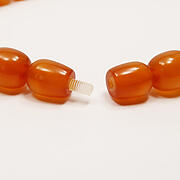 【琥珀ネックレス】マーガレット