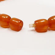 【琥珀ネックレス】オリビア