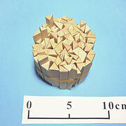 【象牙材料】断ち端三角14