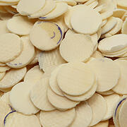 【象牙材料】ボタン型薄9・30g