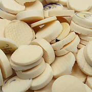 【象牙材料】ボタン型中10・25g