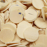 【象牙材料】ボタン型薄11・80g