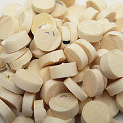 【象牙材料】ボタン型厚11皮付き・50g