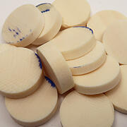 【象牙材料】ボタン型厚17・20g