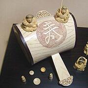 【本象牙】七福神と打出の小槌