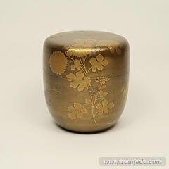 【本象牙】蒔絵大なつめ