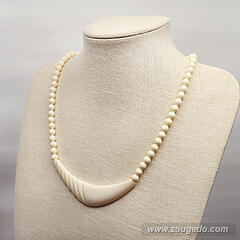 【本象牙ネックレス】マリリン