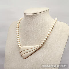 【本象牙ネックレス】アントワネット