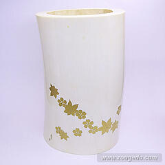 【本象牙】蒔絵花筒