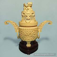 【本象牙】香炉573