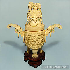 【本象牙】香炉574