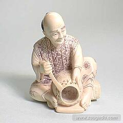 【本象牙】竹籠づくり（小）