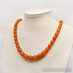 【琥珀ネックレス】オリビア