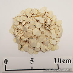 【象牙材料】ボタン型薄11・80g