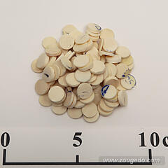 【象牙材料】ボタン型中11・35g