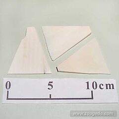 【象牙材料】三角板（テーパー状・3枚セット）