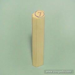 【象牙材料】多角柱7（1本）