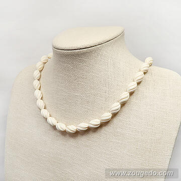 【本象牙ネックレス】メアリー