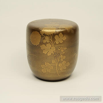 【本象牙】蒔絵大なつめ