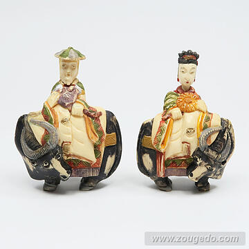 【本象牙】乗ったり（水牛）