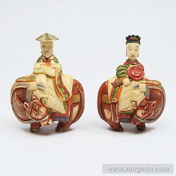 【本象牙】乗ったり（馬）