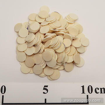 【象牙材料】ボタン型薄12・50g