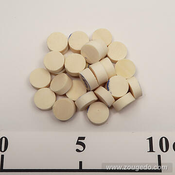 【象牙材料】ボタン型特厚14・45g