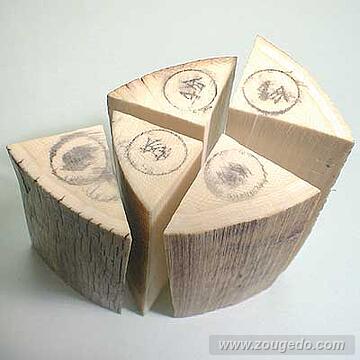 【象牙材料】三角柱12（1本）