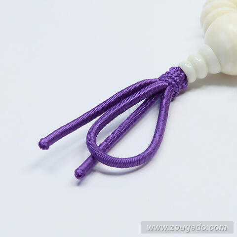 【本象牙】腕輪念珠・52玉・8×3mm・男女兼用