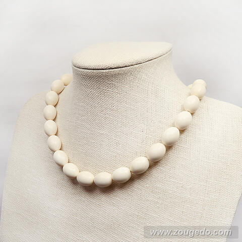 【本象牙ネックレス】アン