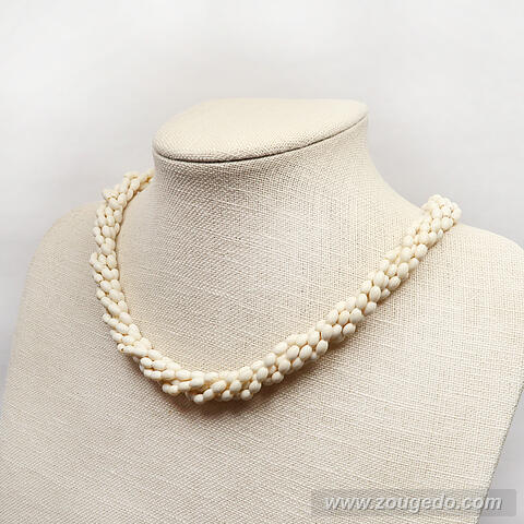 【本象牙ネックレス】シルビア