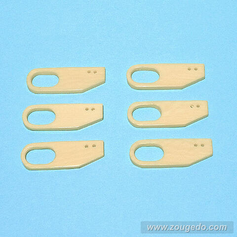 【本象牙】袋物の紐通し（6個入）