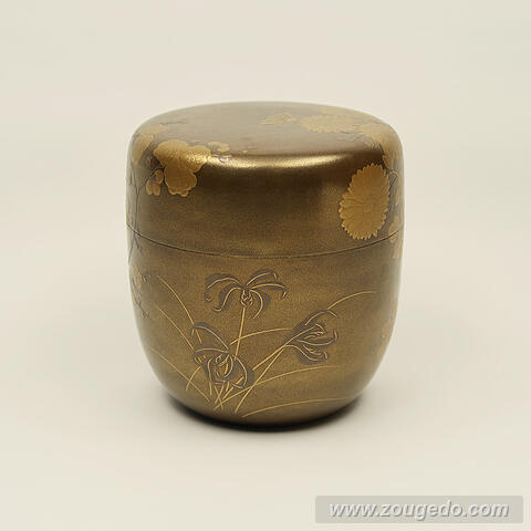 【本象牙】蒔絵大なつめ