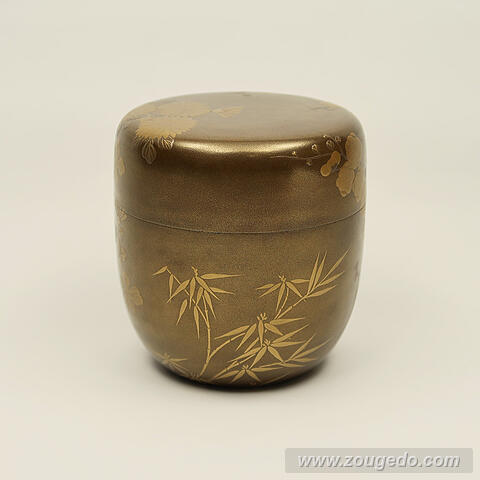 【本象牙】蒔絵大なつめ