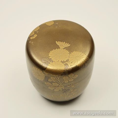 【本象牙】蒔絵大なつめ