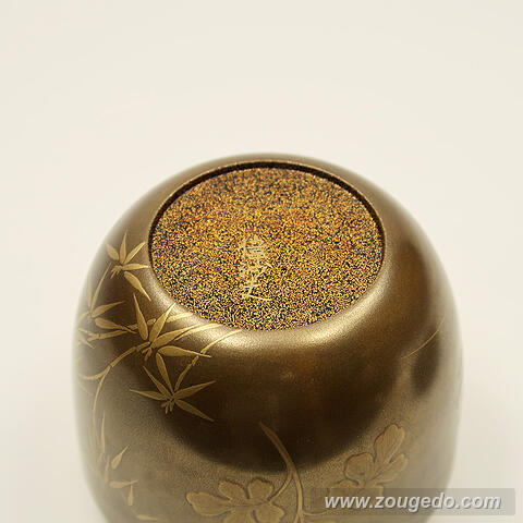 【本象牙】蒔絵大なつめ