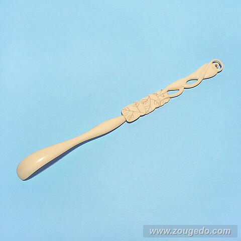 【本象牙】茶杓・瓢箪型