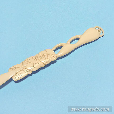 【本象牙】茶杓・瓢箪型